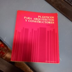 Libros antiguos: ARKANSAS1980 LIBRO ARQUITECTURA PLASTICOS PARA ARQUITECTOS Y CONSTRUCTORES ALBERT GH DIETZ. Lote 403244234
