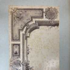 Libros antiguos: CATALOGO DE FOTOGRAFIA ALBUMINA. TECHO Y PAREDES NEOCLASICOS. ITALIA. SIGLO XIX