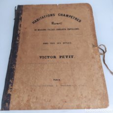 Libri antichi: HABITATIONS CHAMPÉTRES 1885? VÍCTOR PETIT