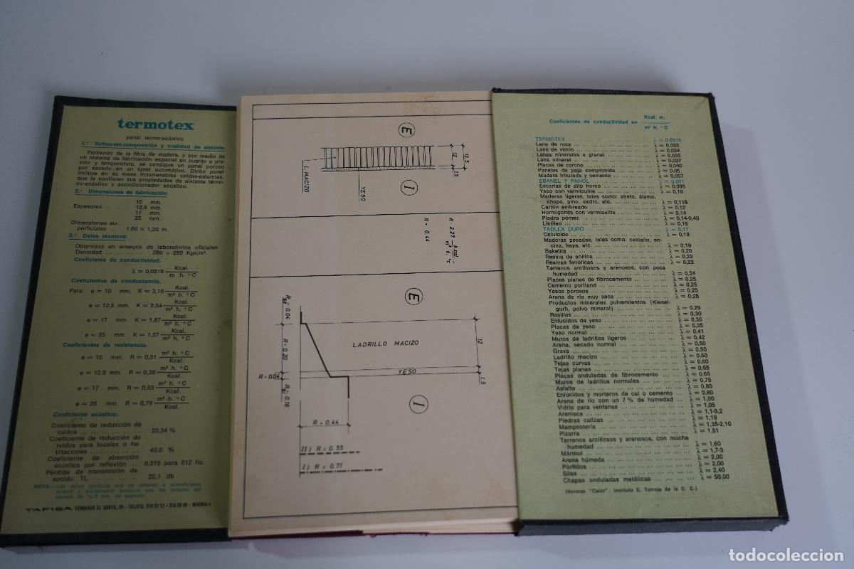 Libros antiguos: Fichas t&eacute;rmicas con soluciones constructivas - Foto 2