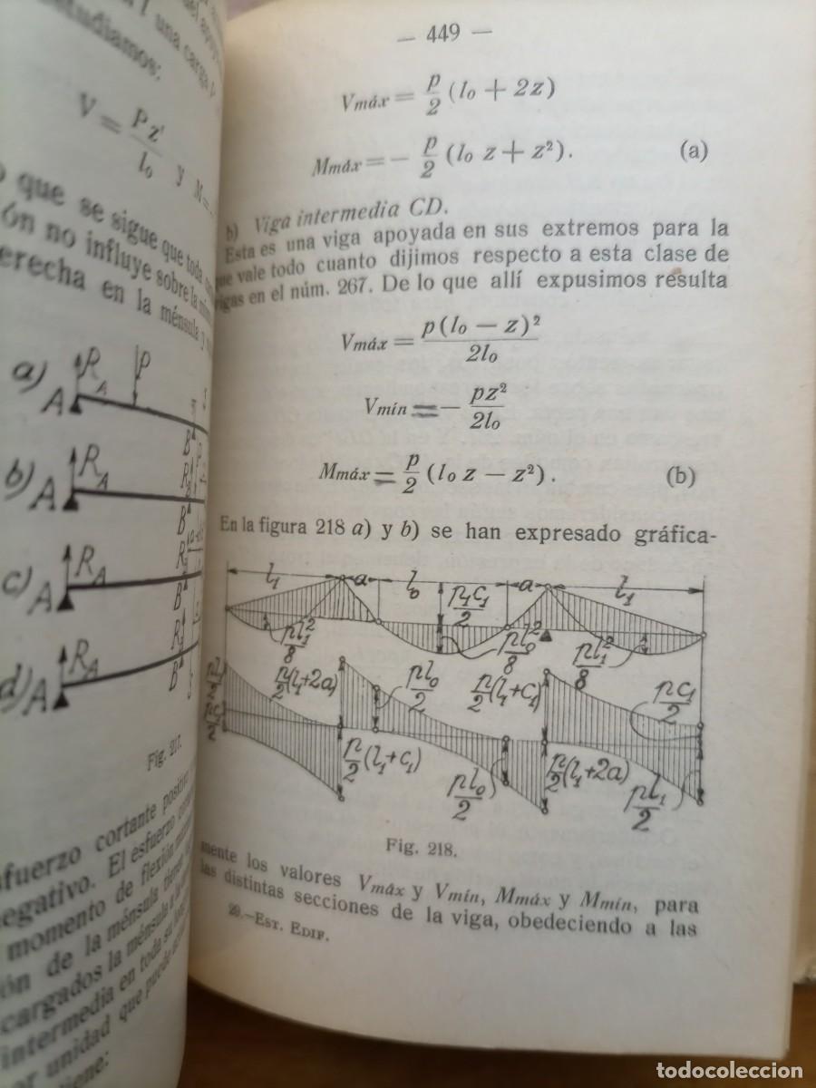 Libros antiguos: Estabilidad de los edificios Generalidades y c&aacute;lculos de elementos de construcci&oacute;n 1917 - Foto 6