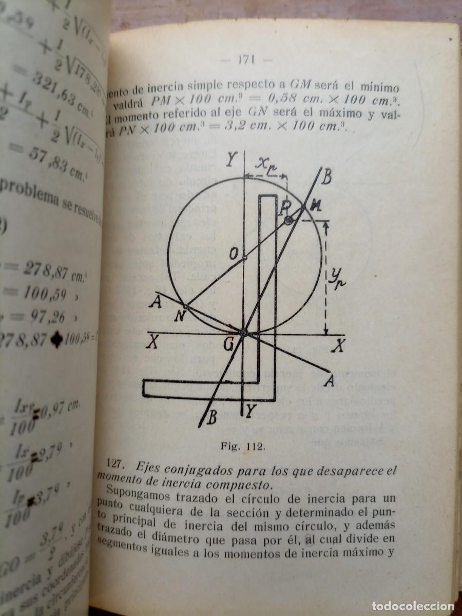 Libros antiguos: Estabilidad de los edificios Generalidades y c&aacute;lculos de elementos de construcci&oacute;n 1917 - Foto 11