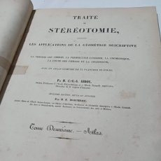 Libros antiguos: ATLAS, CON 74 LÁMINAS IN FOLIO, DEL TRAITÉ DE STÉRÉONOMIE (1877) - ESTEREOTOMÍA, RARO