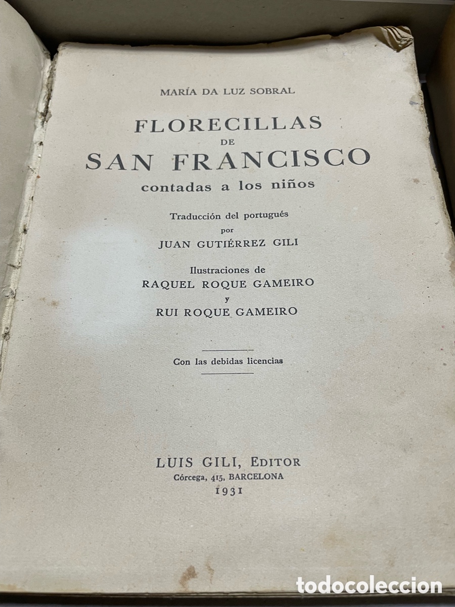 Libros antiguos: Florecilla de San Francisco - Foto 3
