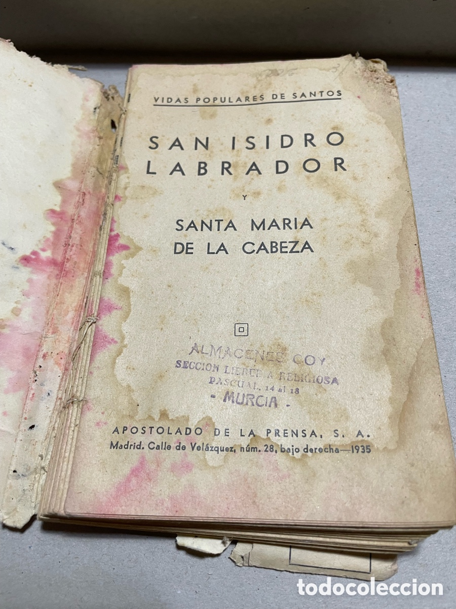 Libros antiguos: Vida San Isidro Labrador - Foto 3