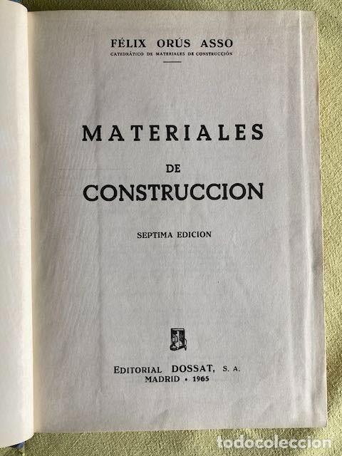 Libros antiguos: Materiales de construcci&oacute;n - Foto 2