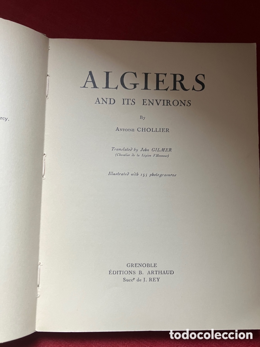 Libros antiguos: Algiers and it&rsquo;s environs - Foto 2