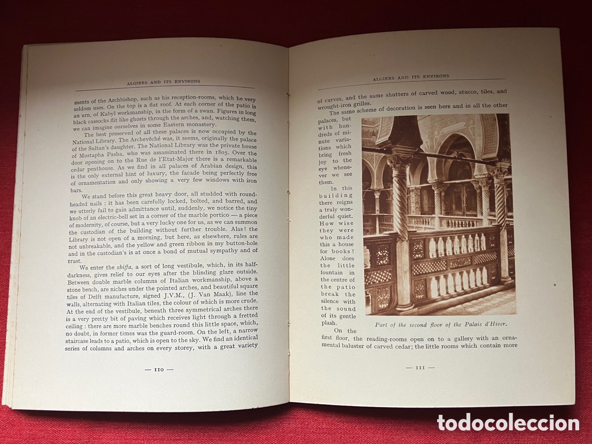 Libros antiguos: Algiers and it&rsquo;s environs - Foto 6
