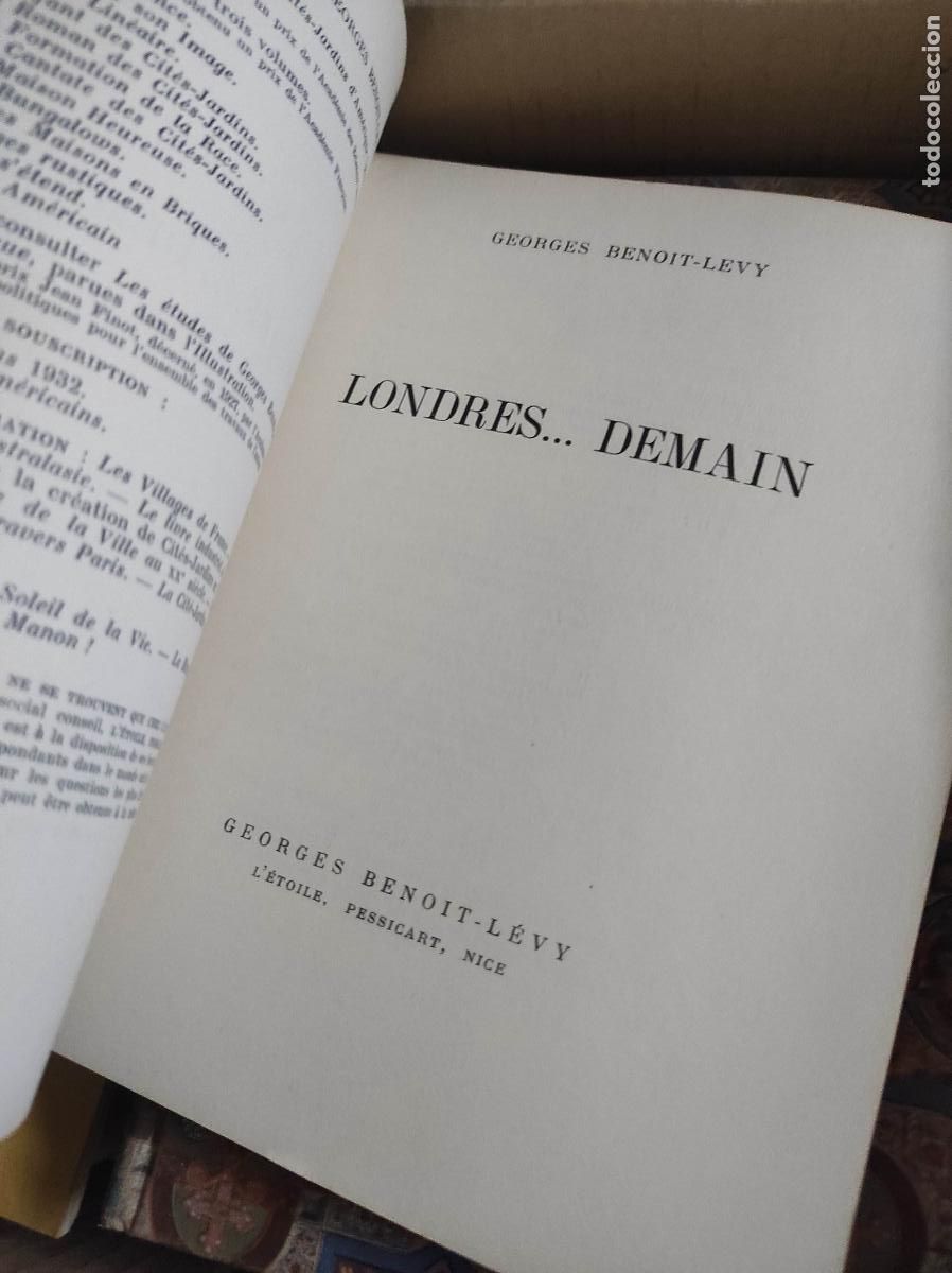 Libros antiguos: Londres, demain. / BENOIT-LEVY, Georges - Foto 3