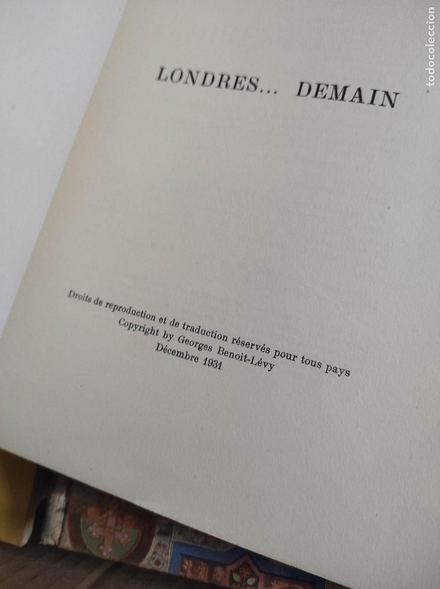 Libros antiguos: Londres, demain. / BENOIT-LEVY, Georges - Foto 4