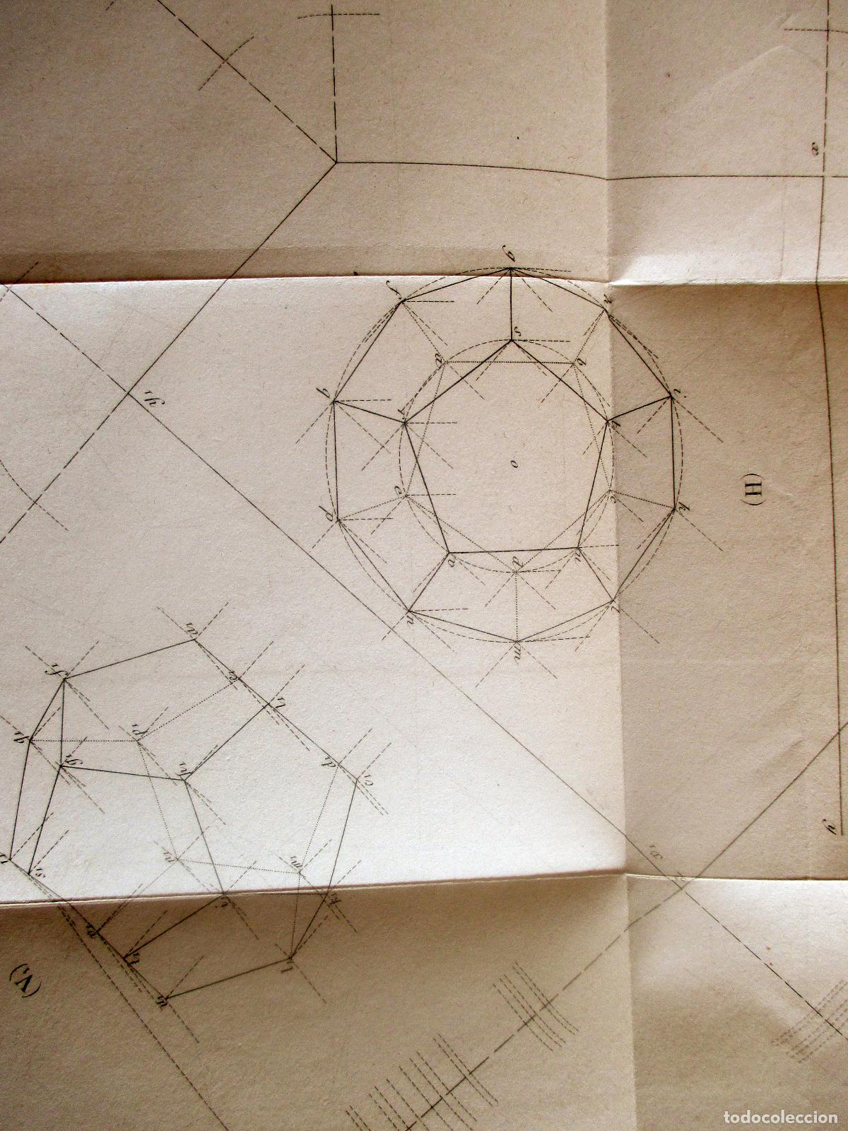 Libros antiguos: TRAITE GEOMETRIE DESCRIPTIVE. 1861. EUGENE CATALAN. PAR&Iacute;S. - Foto 7