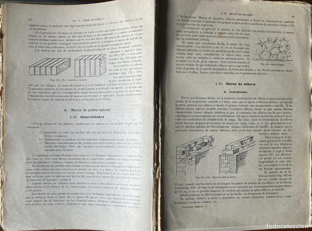 Libros antiguos: Construcci&oacute;n de Edificios I - Foto 3