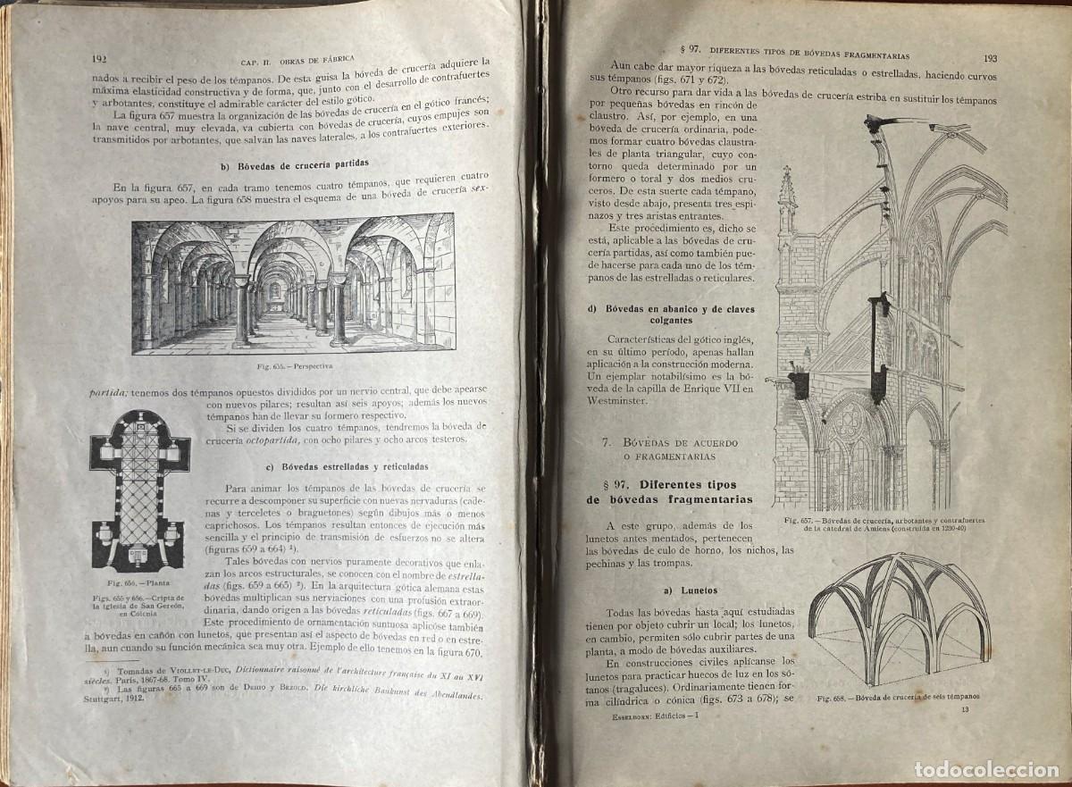 Libros antiguos: Construcci&oacute;n de Edificios I - Foto 4