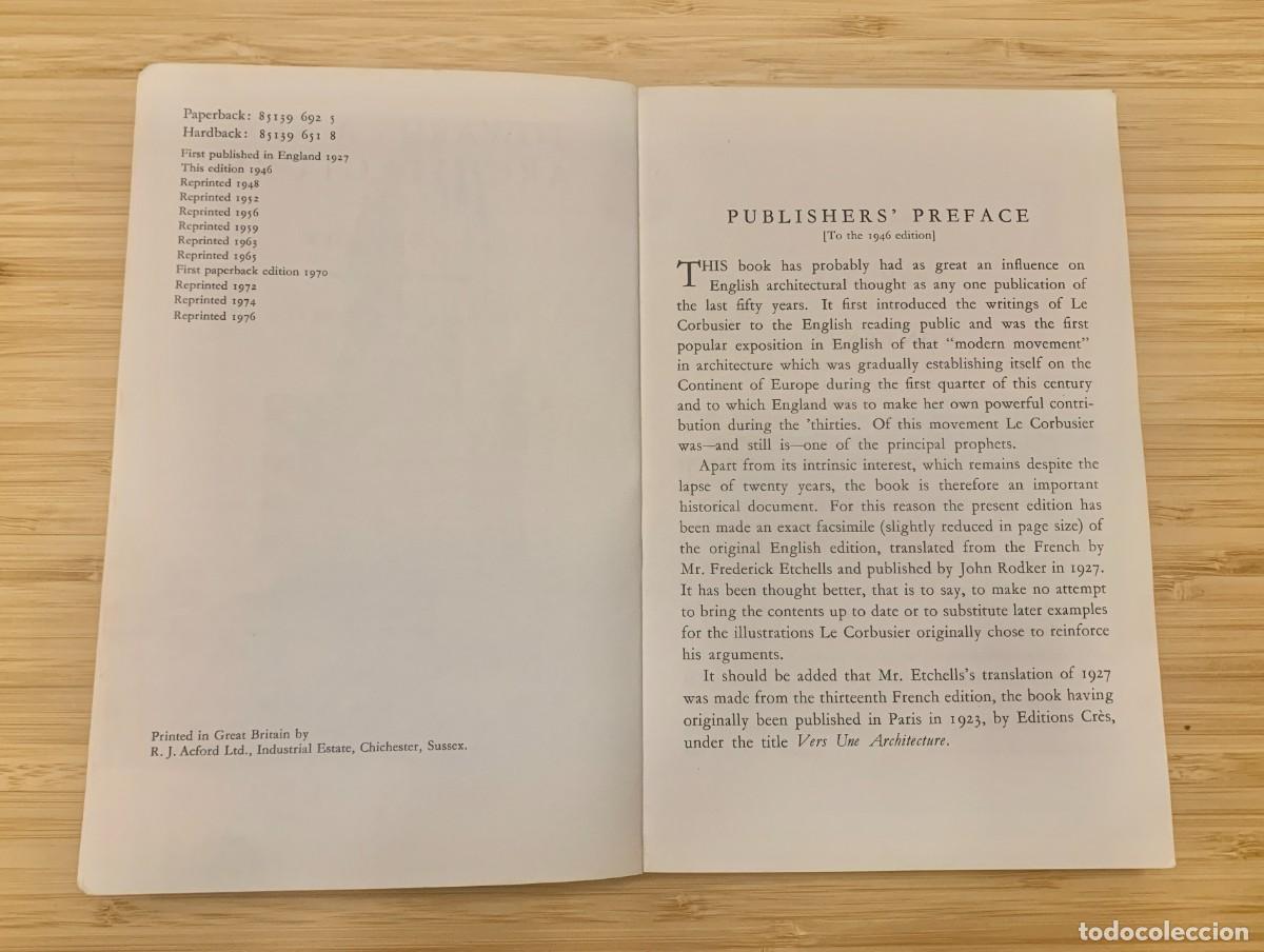 Libros antiguos: Towards a new architecture - Foto 3