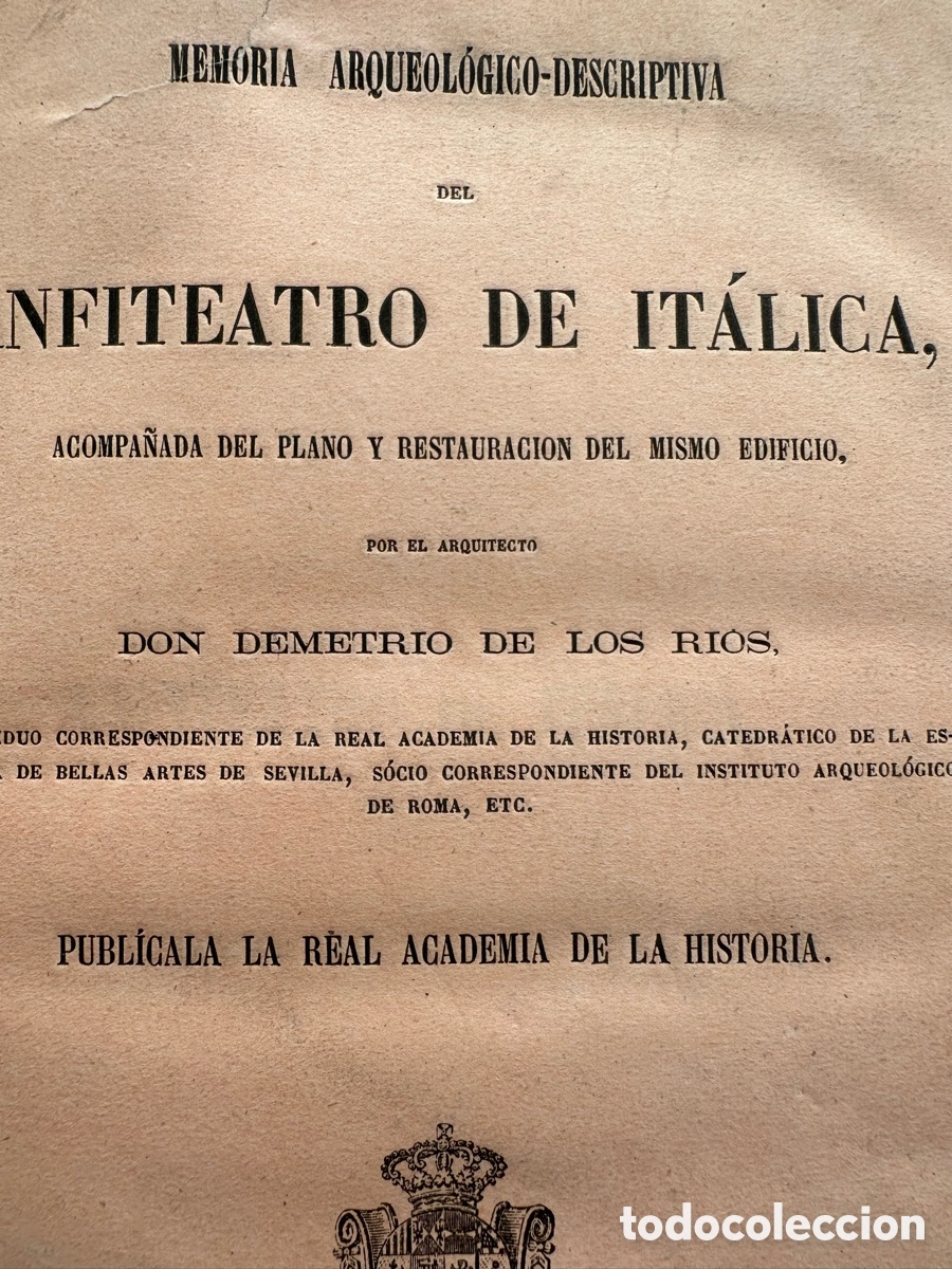 Libros antiguos: Anfiteatro de It&aacute;lica - Foto 2