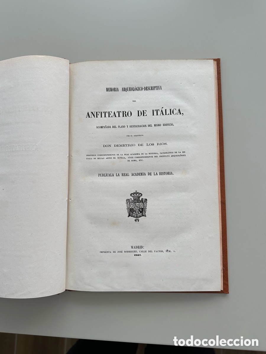 Libros antiguos: Anfiteatro de It&aacute;lica - Foto 3