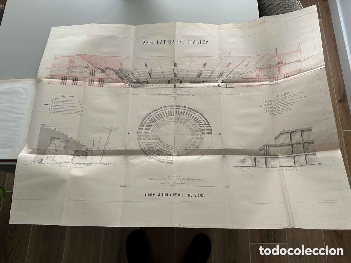 Libros antiguos: Anfiteatro de It&aacute;lica - Foto 8