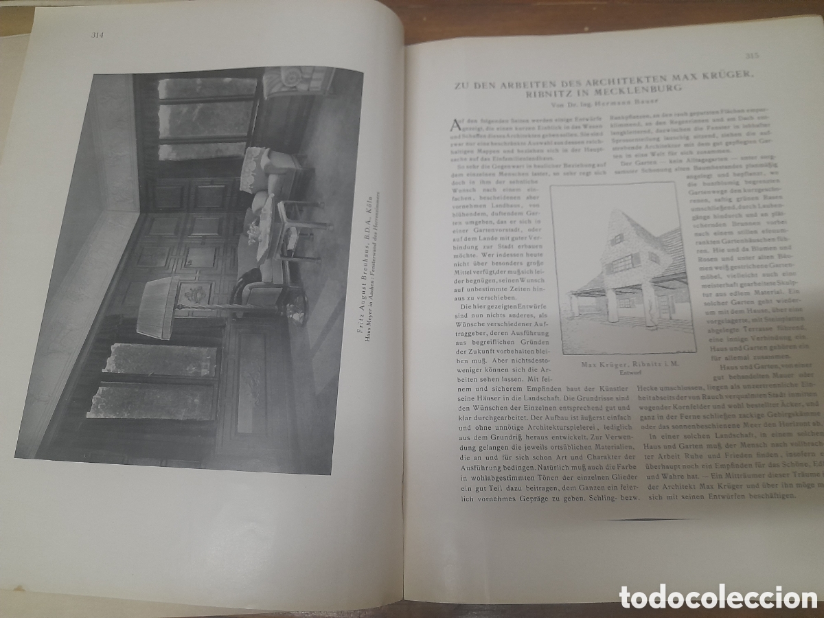 Libros antiguos: Modernes Bauformen 1922 - Foto 6