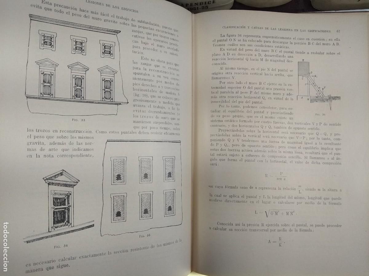 Libros antiguos: LESIONES DE LOS EDIFICIOS (S&Iacute;NTOMAS, CAUSAS, EFECTOS, REMEDIOS). Crist&oacute;bal Russo. 1934 - Foto 4