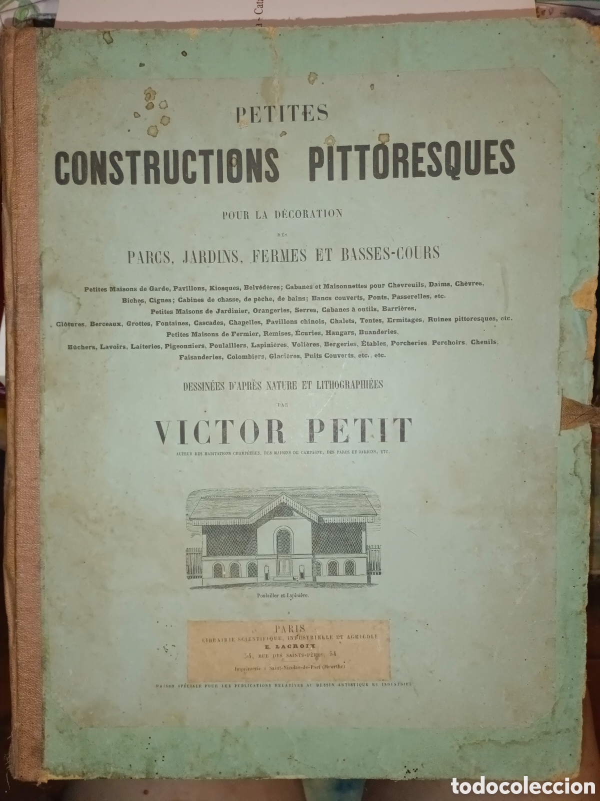 Libros antiguos: Petites Construcctions Pittoresques - Foto 1