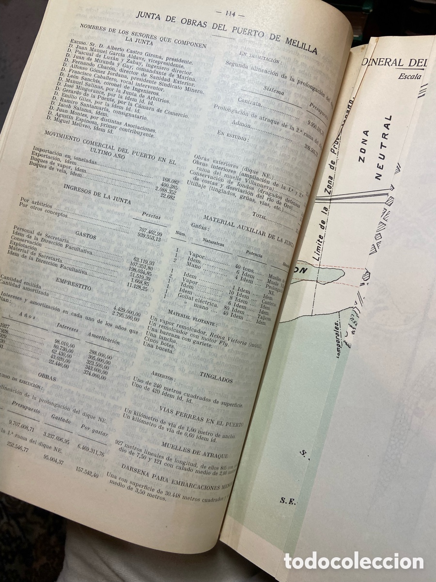 Libros antiguos: Libro de Puertos Manuel Becerra - Foto 7
