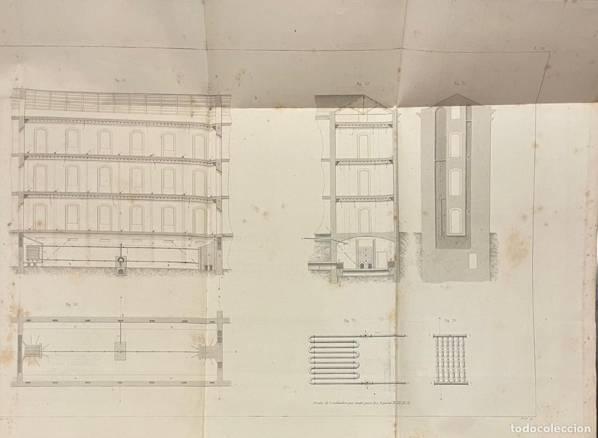 Libros antiguos: Calentamiento y Ventilaci&oacute;n de Edificios. Francisco de Paula Rojas . - Foto 3