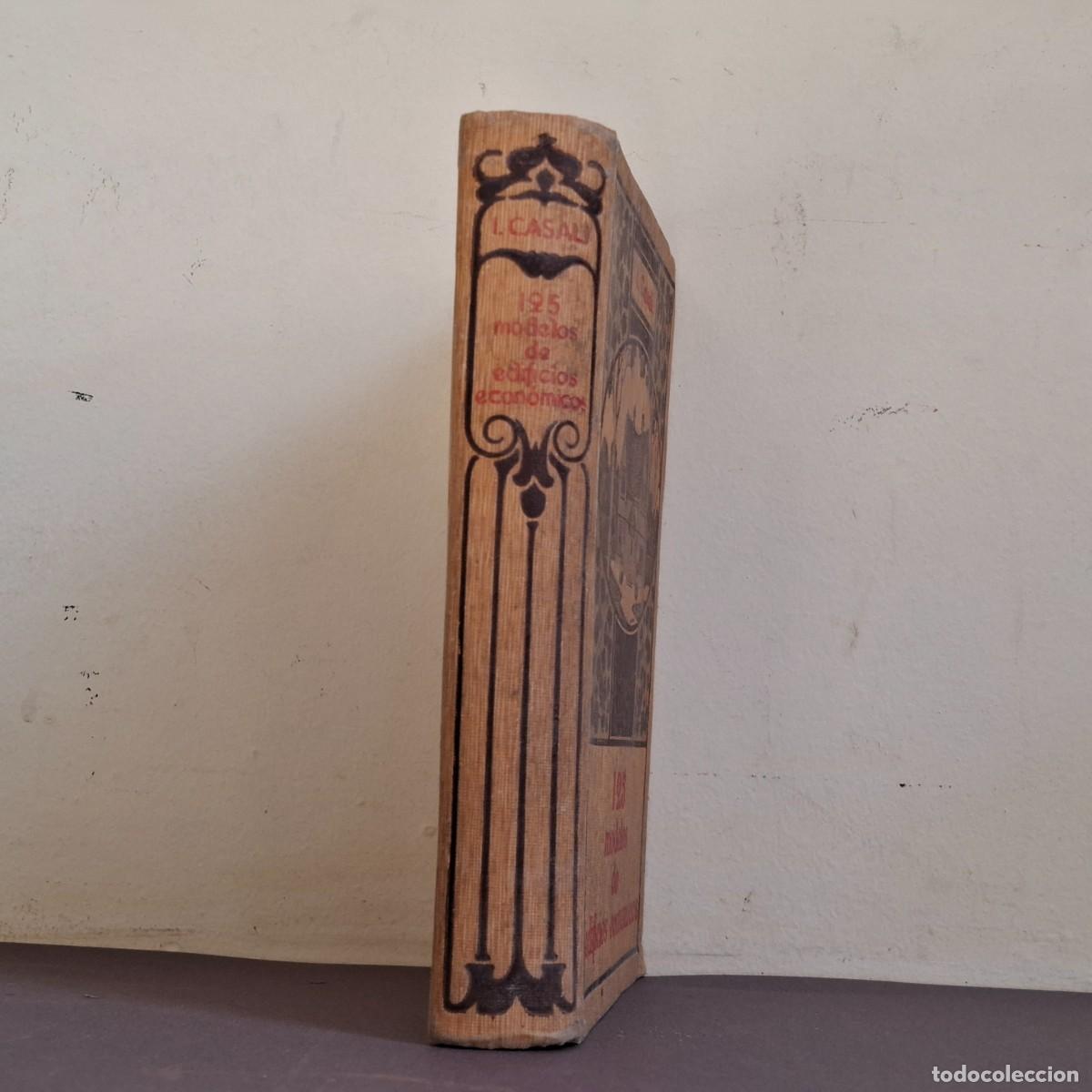Libros antiguos: 125 modelos de edificios econ&oacute;micos - I.Casali - 1915 - Foto 3