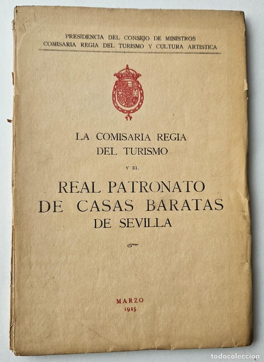Old books: Real Patronato de Casas Baratas de Sevilla. 1915.