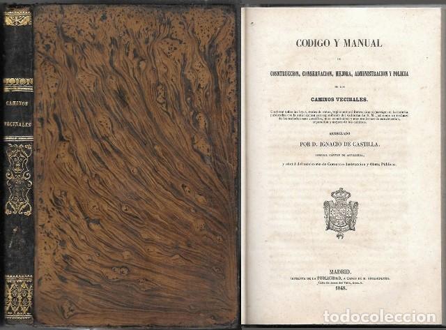 Libros antiguos: CODIGO Y MANUAL DE CONSTRUCCION, CONSERVACION, MEJORA, ADMINISTRACION Y &hellip; - A-AT-1248
