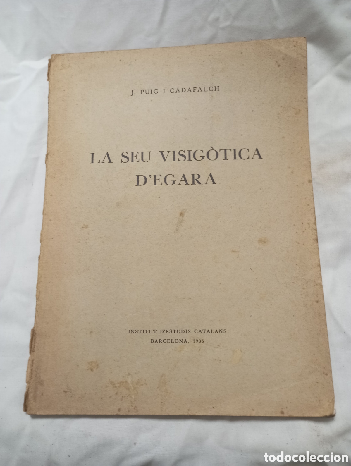 Libros antiguos: J. Puig j Cadafalch Barcelona