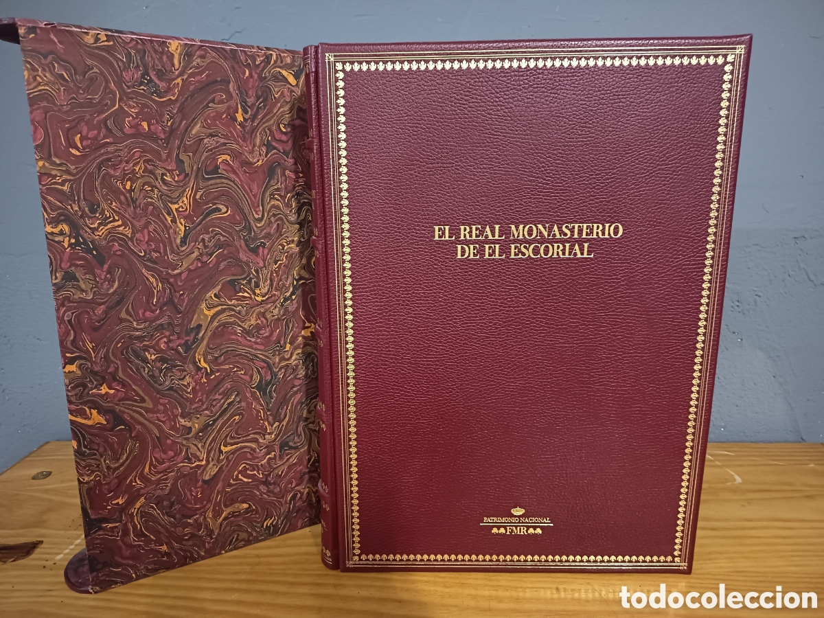 Libros antiguos: REAL MONASTERIO DE EL ESCORIAL FMR ENCUADERNACI&Oacute;N DE LUJO