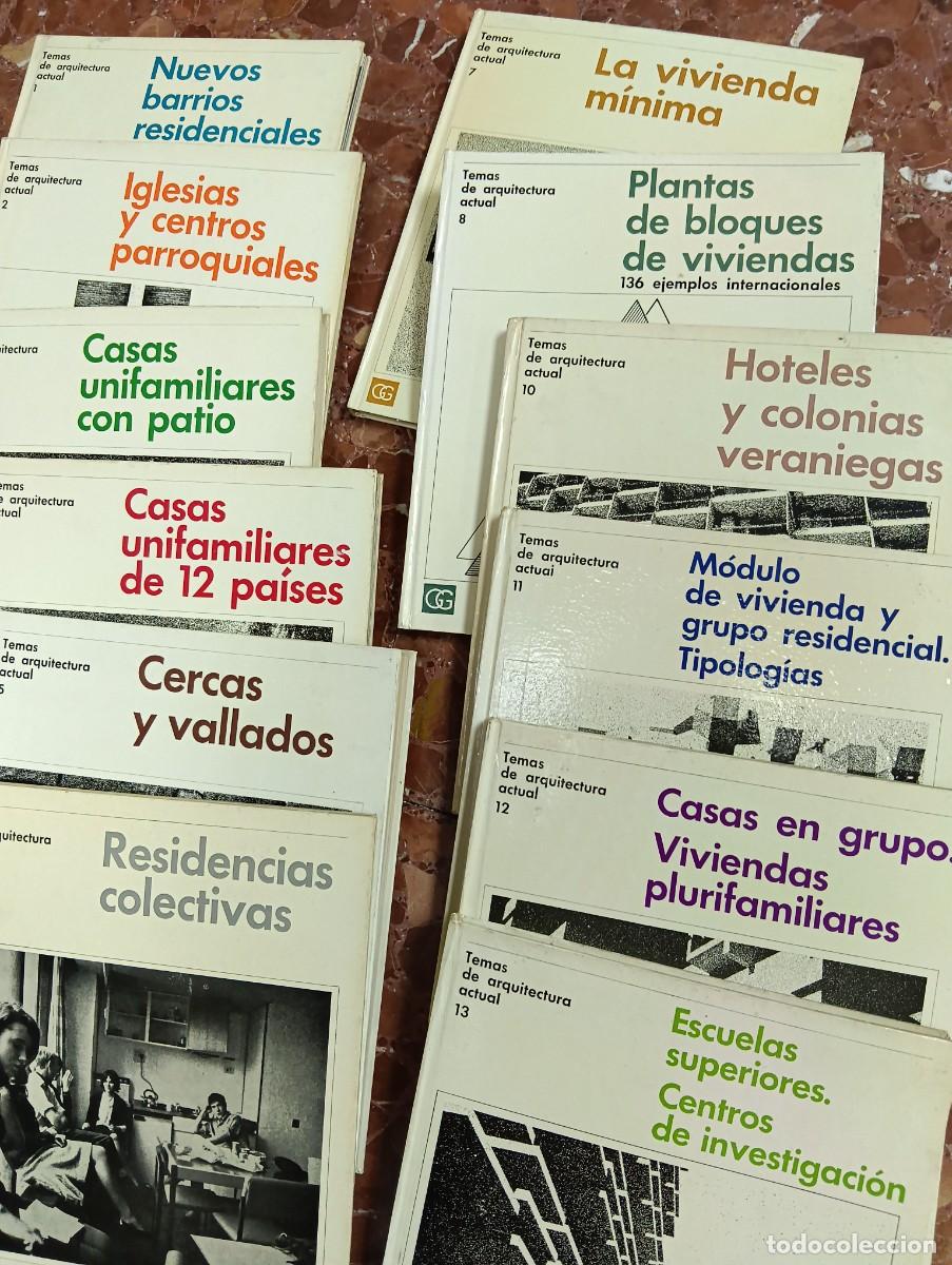 Libros antiguos: Colecci&oacute;n &rdquo;Temas de arquitectura actual&rdquo;