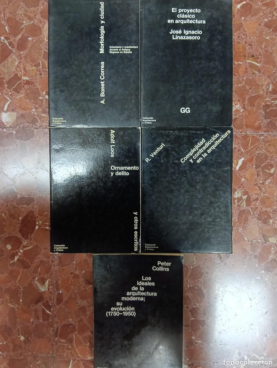 Libros antiguos: &rdquo;Colecci&oacute;n Arquitectura y Cr&iacute;tica&rdquo;