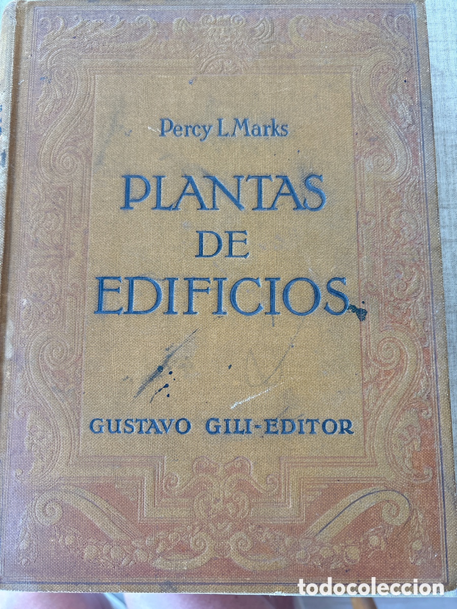 Libros antiguos: plantas de edificios Percy L Marks