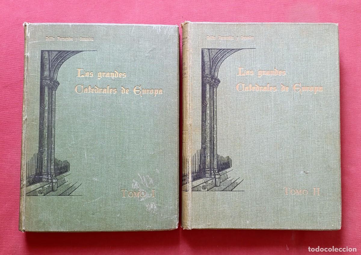 Libros antiguos: LAS GRANDES CATEDRALES DE EUROPA - DELF&Iacute;N FERN&Aacute;NDEZ Y GONZ&Aacute;LEZ - 1914
