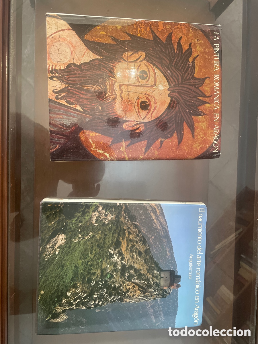 Libros antiguos: Lote 2 libros: La Pintura Rom&aacute;nica en Arag&oacute;n + El Nacimiento del Arte Rom&aacute;nico (Arquitectura)