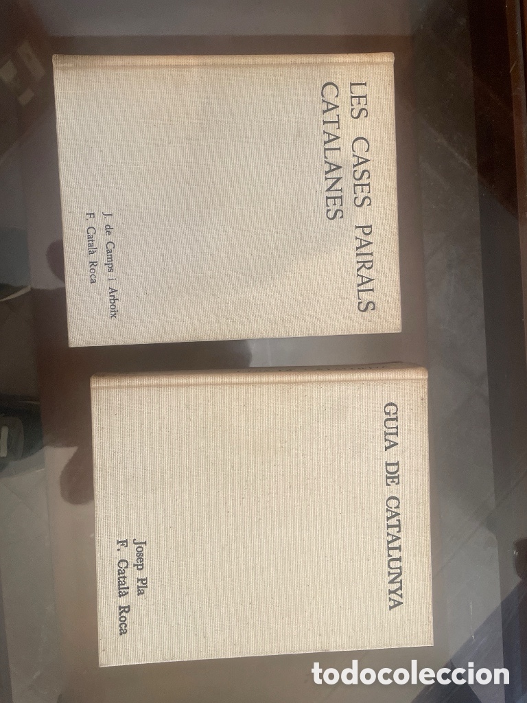 Libros antiguos: Lote 2 libros: Guia de Catalunya (Josep Pla) + Les Cases Pairals (F. Catal&agrave;-Roca)