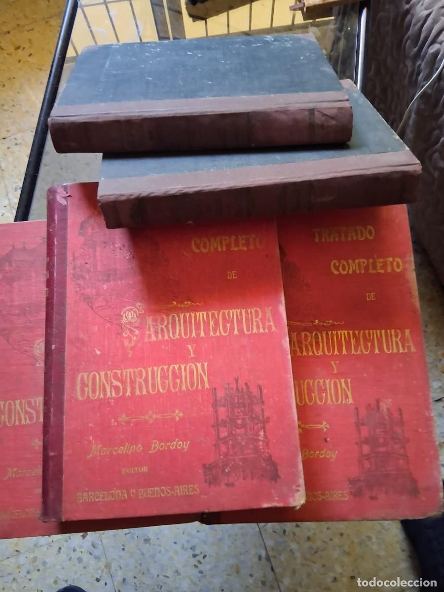 Libros antiguos: Libros 3 Tomos de arquitectura y construccion de D. Domingo Sugra&ntilde;es.