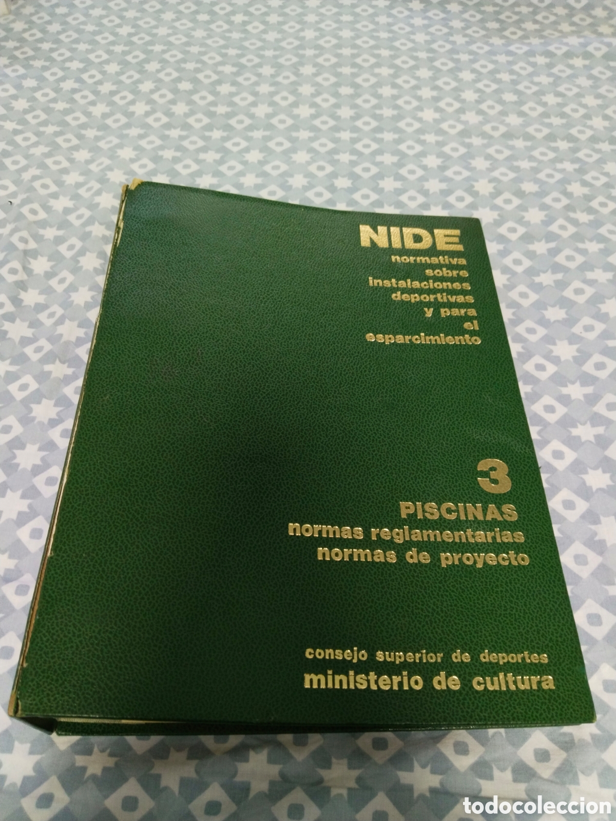 Libros antiguos: NIDE 3: Piscinas - Normas Reglamentarias y de Proyecto (CSD)