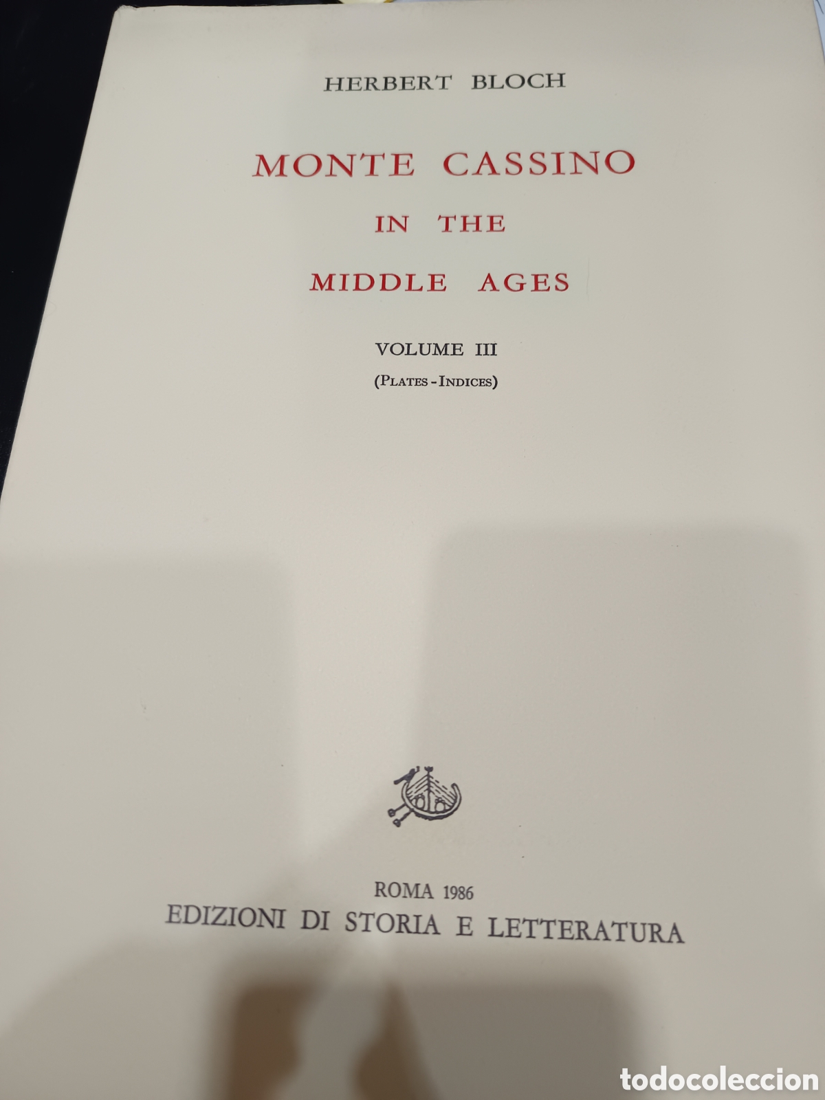 Libros antiguos: Monte Cassino in the middle ages. Herbert Bloch