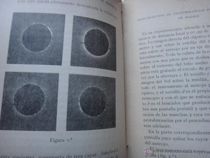 Libros antiguos: LIBRO ANUARIO DEL OBSERVATORIO DE MADRID , 1914 , ORIGINAL - Foto 4