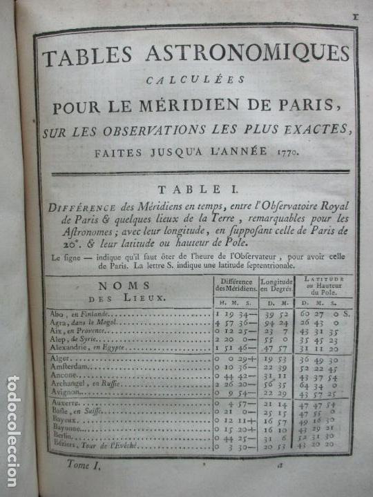 Libros antiguos: ASTRONOMIE. - LA LANDE, Jer&ocirc;me de. - Foto 6