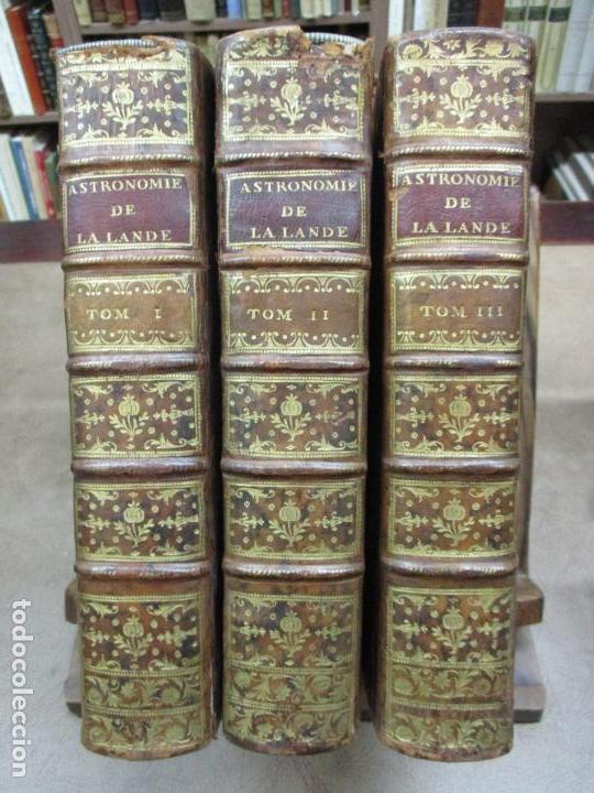 Libros antiguos: ASTRONOMIE. - LA LANDE, Jer&ocirc;me de. - Foto 2