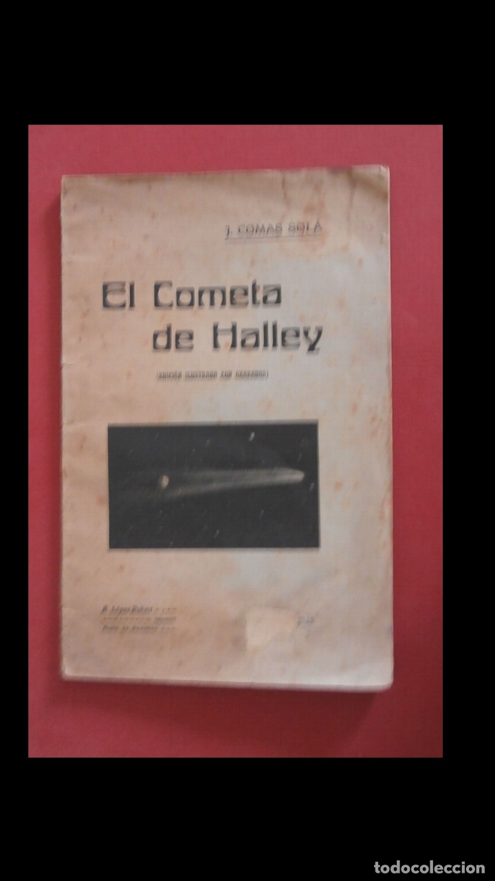 Libros antiguos: El cometa de Halley. Jos&eacute; Comas Sol&aacute; - Foto 1