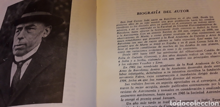 Libros antiguos: ASTRONOM&Iacute;A, J.C. SOLA, - Foto 2