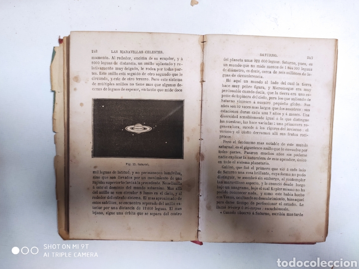 Libros antiguos: 1876.Las maravillas celestes - Foto 6