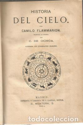 Libros antiguos: Historia del cielo - DE OCHOA, C. - Foto 2