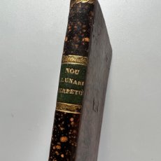 Libros antiguos: NOU LLUNARI PERPETUO, FRANCISCO ROCA. REUS, 1834. Lote 362631820