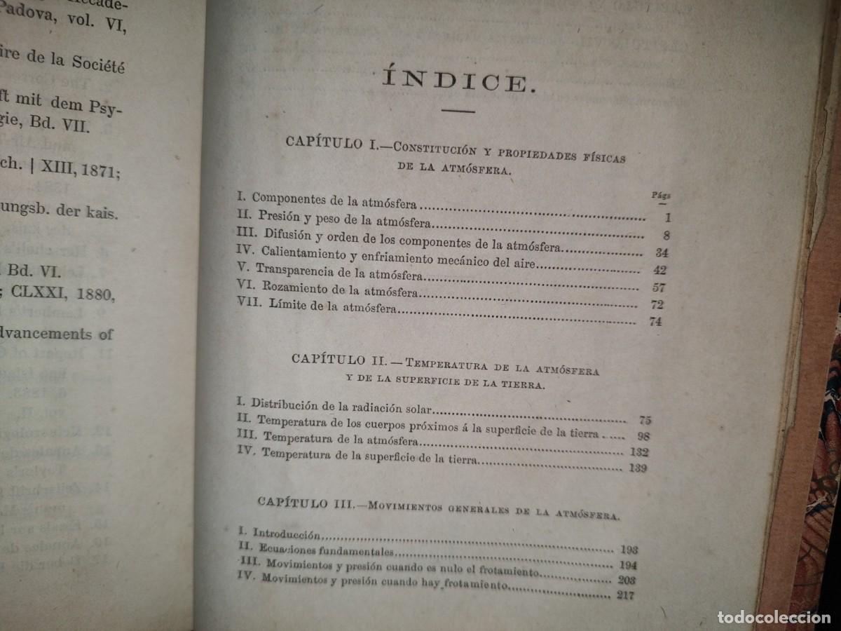 Libros antiguos: 59- &Uacute;LTIMOS PROGRESOS EN METEOROLOG&Iacute;A - WILLIAM FERREL - 1894 - Foto 8