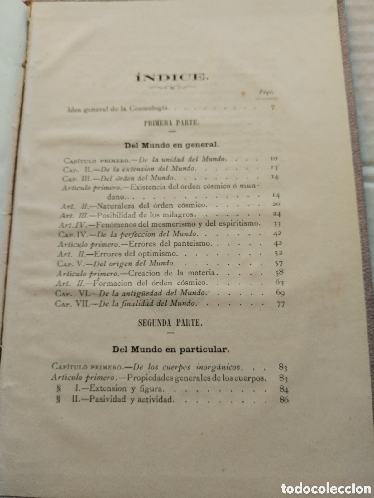 Libros antiguos: COSMOLOGIA 1882/MENDIVE - Foto 5